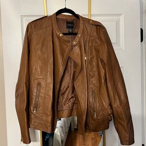 Lane Bryant leather jacket size 14/16. Excellent condition